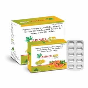 CARIMEX-PLUS Papaya Tinospora Goat Milk and Vitamin E Tablets