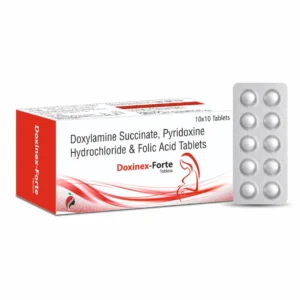 DOXINEX-FORTE Doxylamine 20 mg Pyridoxine 20 mg Folic Acid 5 mg Tablets