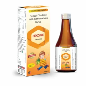 HEXZYME SYRUP Fungal Diastase Pepsin Digestive Enzyme Syrup