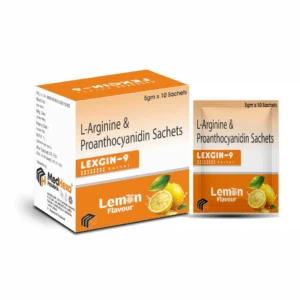 LEXGIN-9 L-Arginine 3 g Proanthocyanidin 10% 75 mg Sachet
