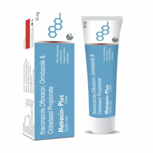METRACIN-PLUS Itraconazole Ofloxacin Ornidazole Clobetasol Propionate Cream 15 GM
