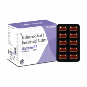 MEXAMEF-P Mefenamic Acid 500 mg Paracetamol 325 mg Tablets