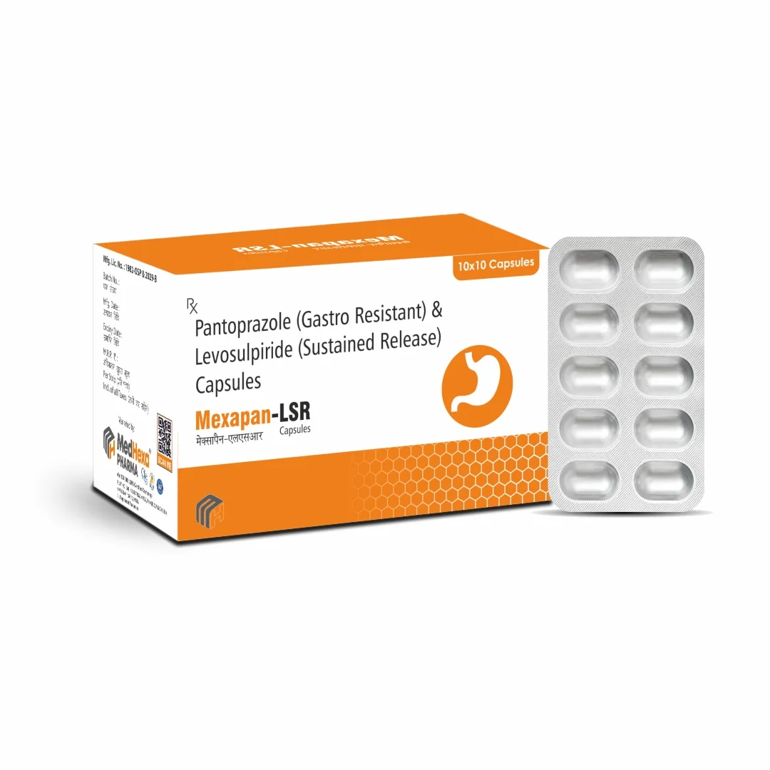 MEXAPAN-LSR Pantoprazole 40 mg Levosulpiride 75 mg SR Capsules