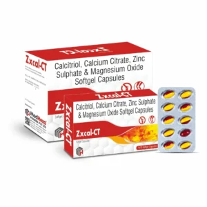 ZXCAL-CT Calcitriol Calcium Citrate Malate Zinc Magnesium Softgel Capsules