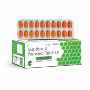 ACEMEXA-P Aceclofenac 100mg Paracetamol 325mg Tablets