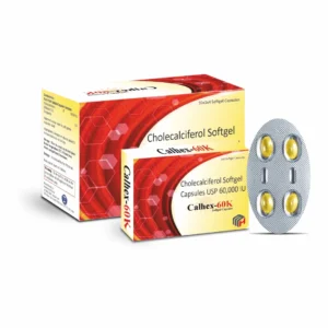 CALHEX-60K Cholecalciferol 60000 IU Softgel Capsules
