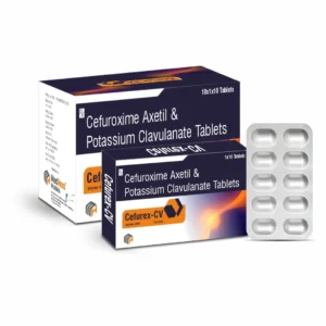 CEFUREX CV Cefuroxime Axetil 500 mg and Potassium Clavulanate 125 mg Tablets