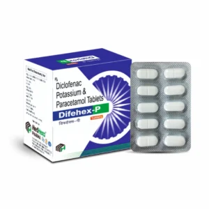 DIFEHEX-P Diclofenac Potassium and Paracetamol Tablets