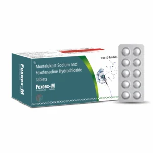 FEXOEX-M Montelukast 10 mg and Fexofenadine Hydrochloride 120 mg Tablets