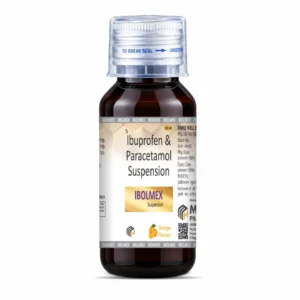 IBOLMEX 60 ML Ibuprofen 100mg Paracetamol 162.5mg Suspension
