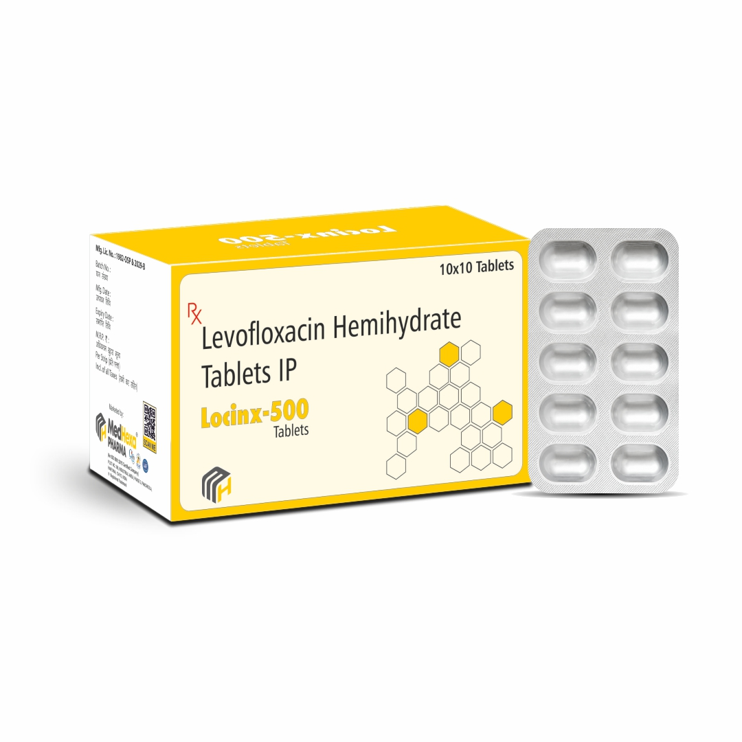 LOCINX-500 Levofloxacin 500 mg Tablets