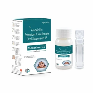 MEXACLAV-CV Amoxycillin 200 mg and Clavulanate 28.5 mg Dry Syrup