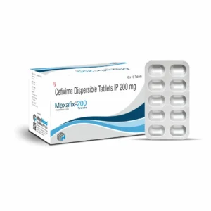 MEXAFIX-200 Cefixime Dispersible 200mg Tablets