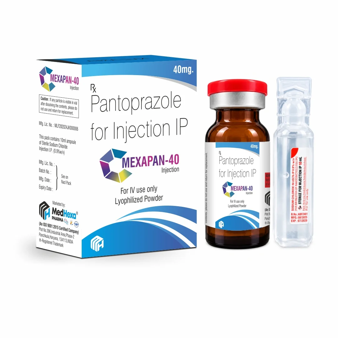 MEXAPAN-40 Pantoprazole 40 mg Injection 1 Vial