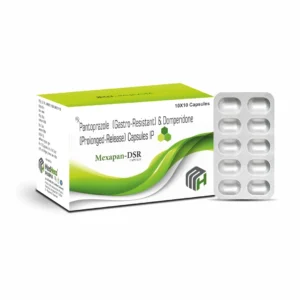 MEXAPAN DSR Pantoprazole 40 mg Domperidone 30 mg Capsules
