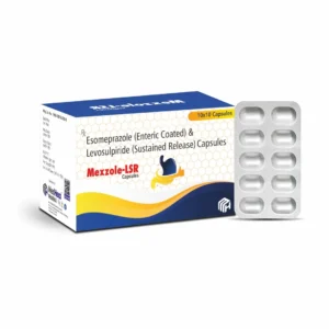 MEXZOLE-LSR Esomeprazole 40 mg Levosulpiride 75 mg SR Capsules