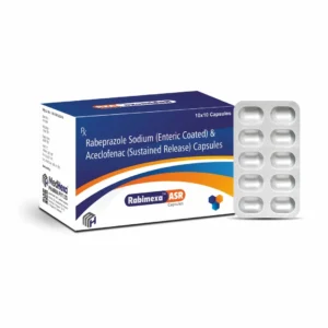 RABIMEXA-ASR Rabeprazole 20 mg Aceclofenac 200 mg SR Capsules