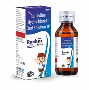 RANHEX Ranitidine Hydrochloride I.P. 75 mg Syrup