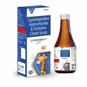 CYPROMEX-T Cyproheptadine Hydrochloride and Tricholine Citrate Syrup