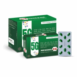 MEXSHEL 5G Omega 3 herbal extracts vitamins minerals softgel capsules