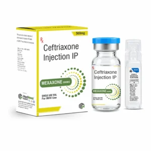 MEXAXON-500 MG Ceftriaxone 500 mg Injection Vial