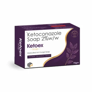 KETOEX SOAP Ketoconazole 2% Cetrimide 5% Soap 75 GM with Carton