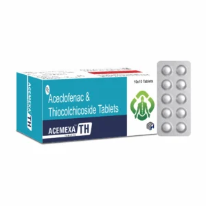 ACEMEXA-TH Aceclofenac 100mg Thiocolchicoside 4mg Tablets