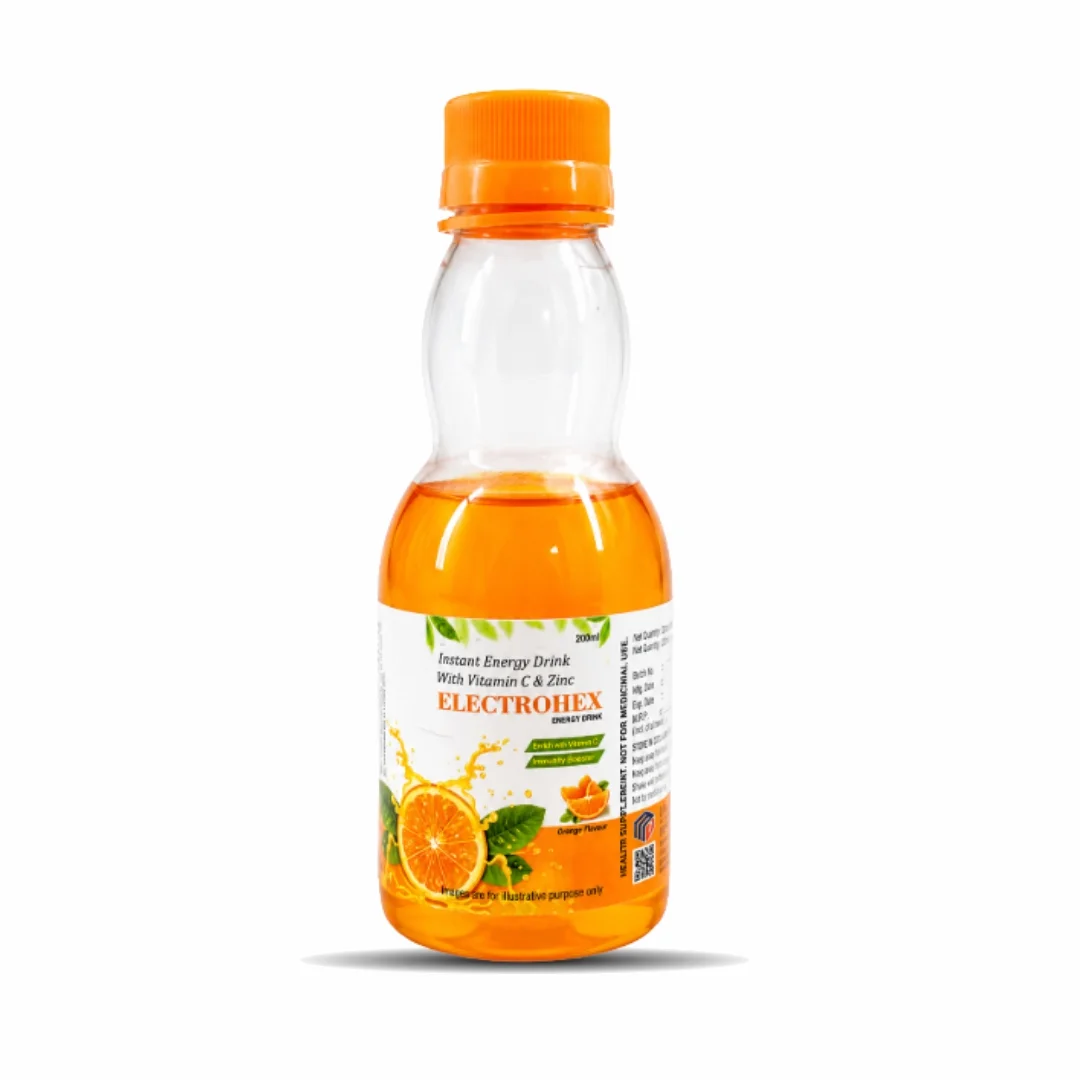 ELECTROHEX Instant Energy Drink with Vitamin C Zinc Sodium Potassium 200 ML