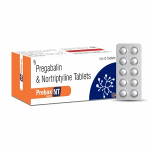PREBAX-NT Pregabalin 75mg Nortriptyline 10mg Tablets