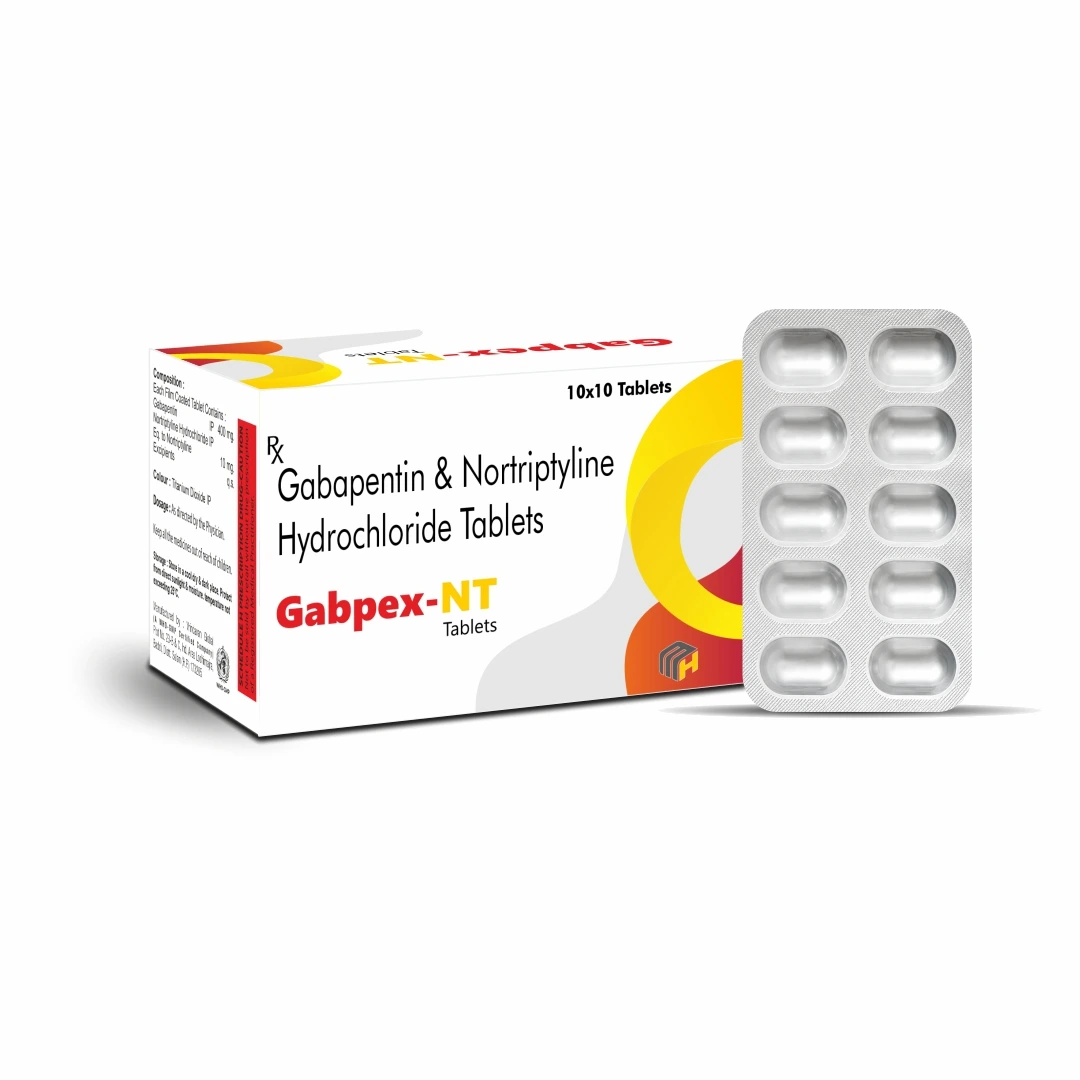 GABPEX-NT Gabapentin 400mg and Nortriptyline 10mg