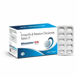 MEXACLAV-375 Amoxicillin 250 mg Clavulanic Acid 125 mg Tablets