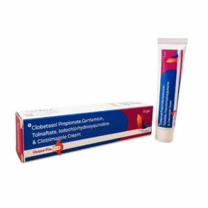 CLOZYNE-PLUS Clobetasol Gentamicin Neomycin Tolnaftate Clotrimazole Cream 15 GM