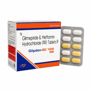 GLIPDEN-M2 1000 Metformin PR 1000 mg Glimepiride 2 mg Tablets