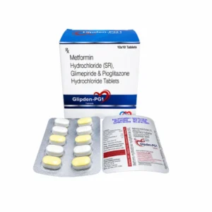 GLIPDEN-PG1 Metformin 500 mg Glimepiride 1 mg Pioglitazone 15 mg
