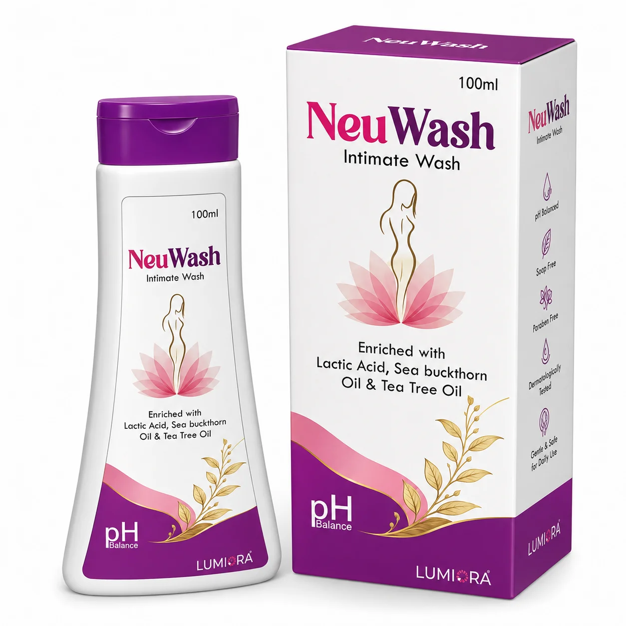 NEUWASH Intimate Wash for Feminine Hygiene 100 ML