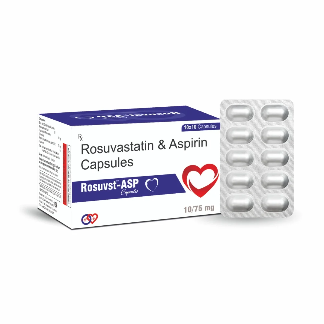 ROSUVST-ASP Rosuvastatin 10 mg Aspirin 75 mg Capsules