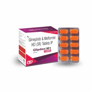 GLIPDEN-M1 1000 Metformin PR 1000 mg Glimepiride 1 mg Tablets
