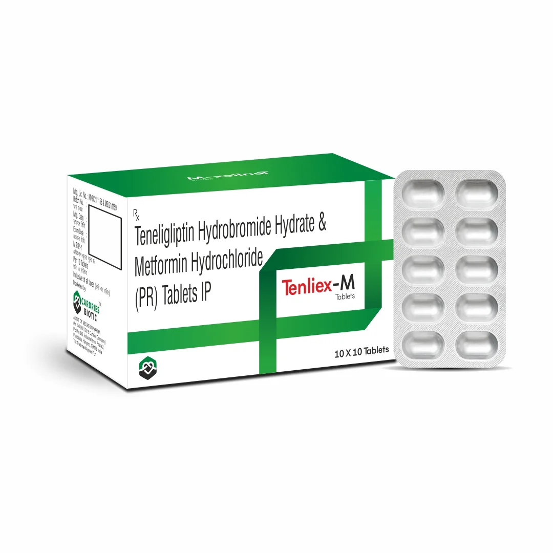 TENLIEX-M Teneligliptin 20 mg Metformin 500 mg SR Tablets